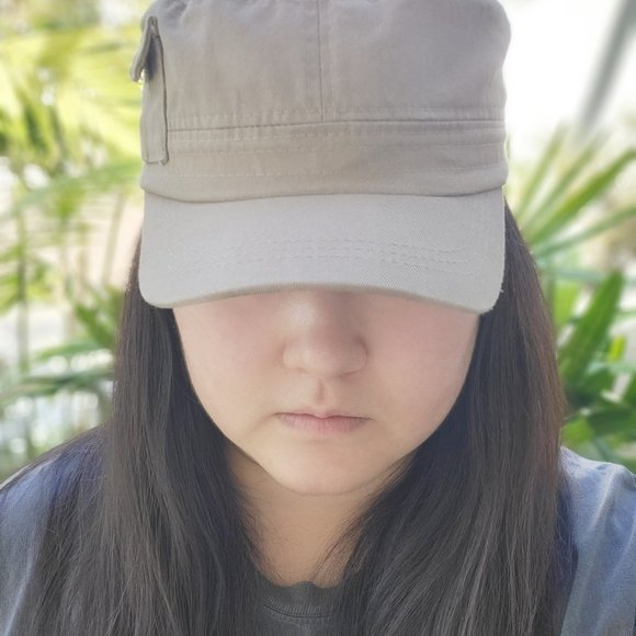 White Color Cadet Hat, 100% Cotton Military Cap, Cadet Adjustable Hats - Picture 7 of 9